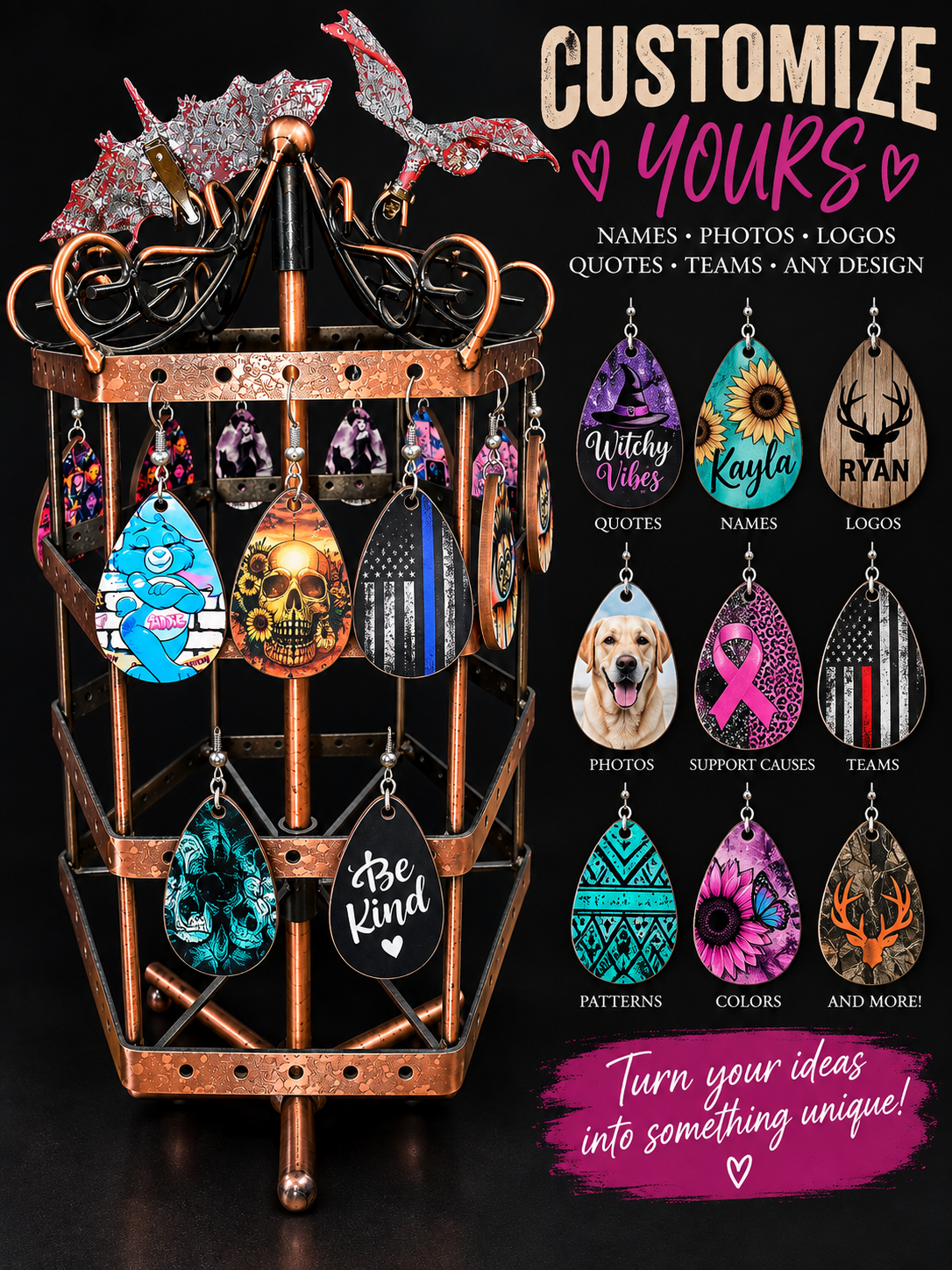 Customizable Earrings