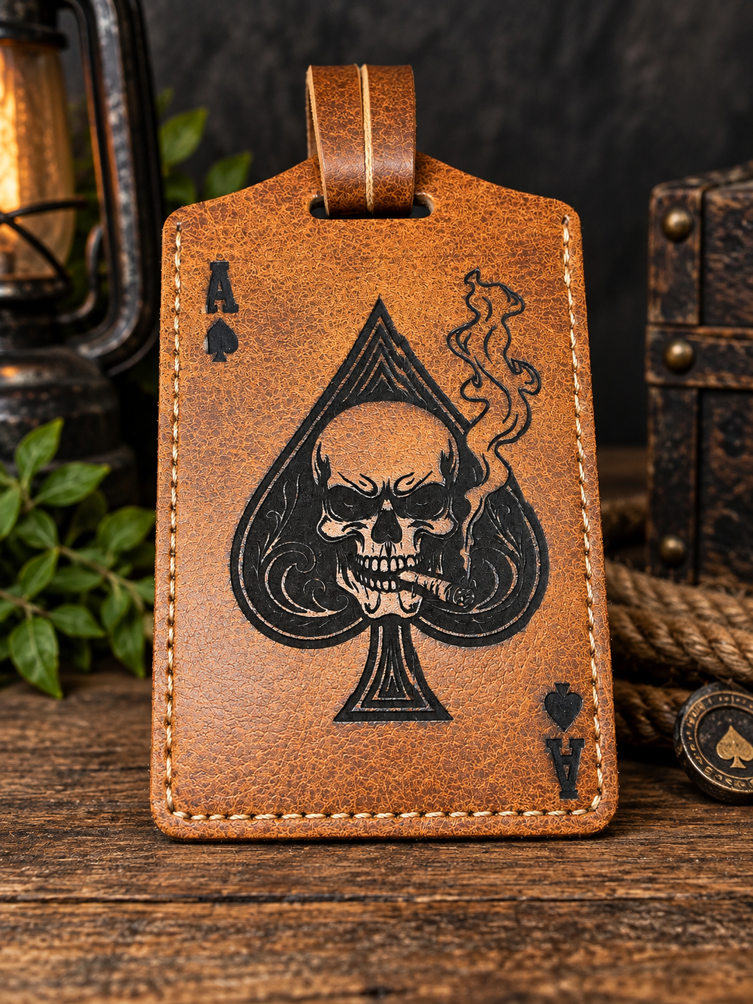 Leather Luggage Tag