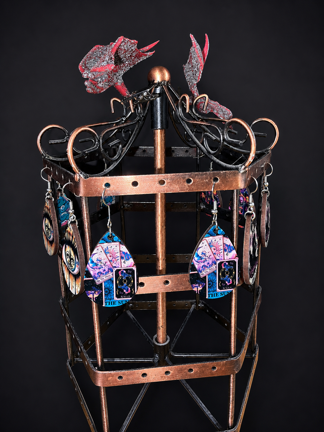 Tarot Card Earrings